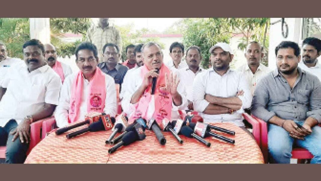 BRS సమావేశం విజయంతో కాంగ్ కదిలింది: GVR
– PARAHUSHAR NEWS