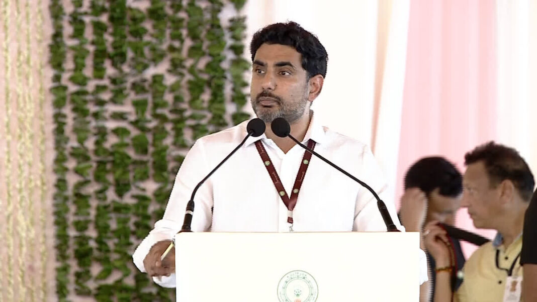 Amaravathi Un Stapable by Modi Started: Lokesh
– PARAHUSHAR NEWS