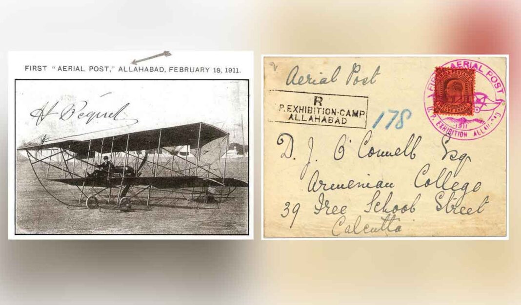 When the first airmail took flight during 1911 Kumbh in UP -Telangana Today- PARAHUSHAR NEWS