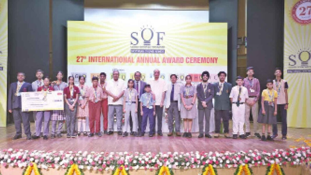 సిటీ విద్యార్థి SOF ఒలింపియాడ్‌లో కాంస్య పతకాన్ని గెలుచుకున్నాడు
