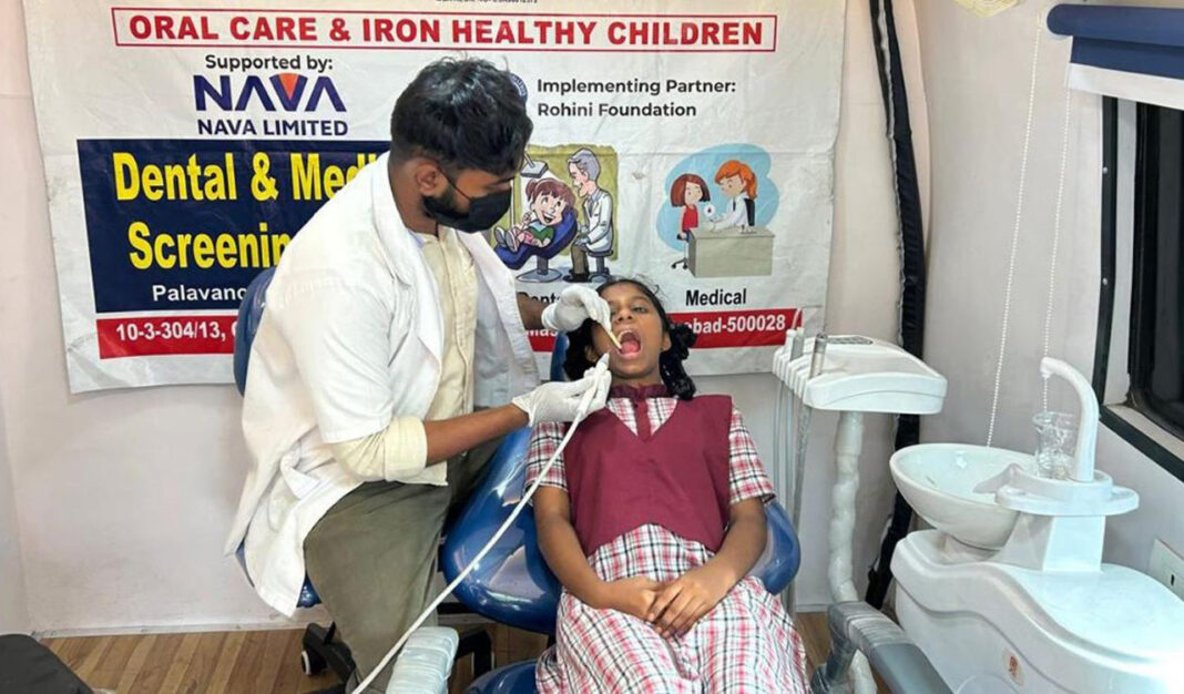 ప్రభుత్వ పాఠశాలల 1,100 మంది విద్యార్థులకు దంత మరియు హిమోగ్లోబిన్ పరీక్షలు నిర్వహించడానికి నవ లిమిటెడ్
– PARAHUSHAR NEWS