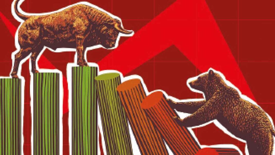 బ్యాంక్ స్టాక్స్, FII low ట్‌ఫ్లోస్ డ్రాగ్ మార్కెట్లు తక్కువ
