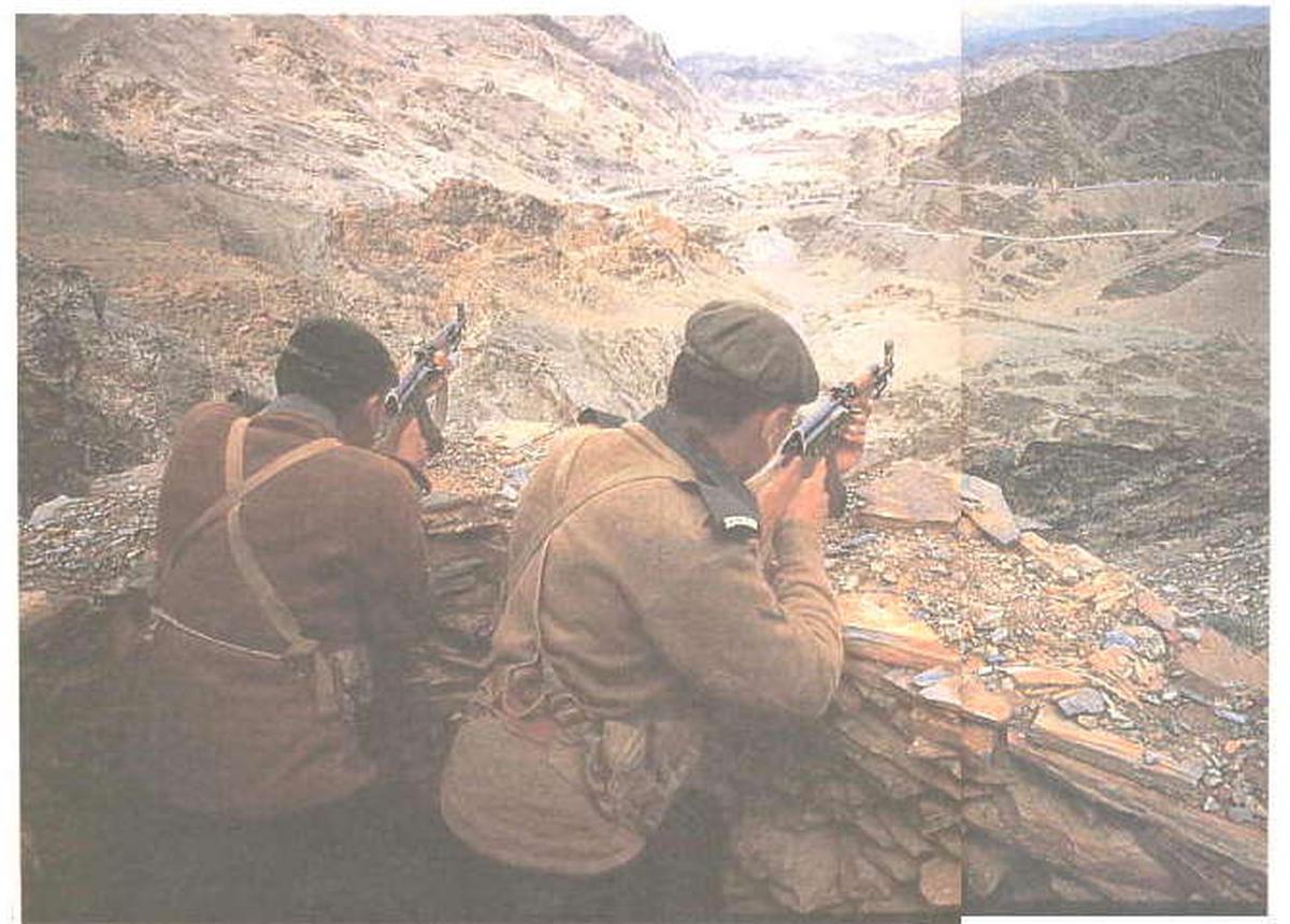 The Pakistan-Afghanistan border seen in 1985. 