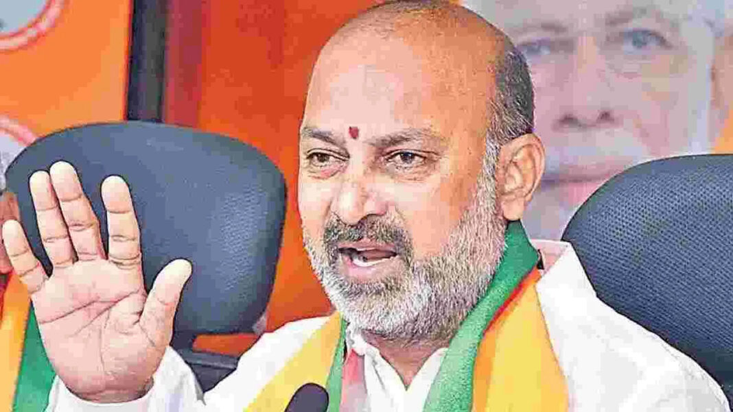 Congress trying to cover up failures with arrests: Union Minister Bandy Sanjay
– PARAHUSHAR NEWS