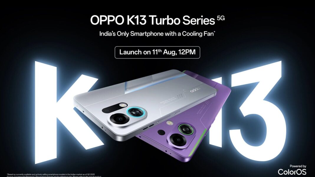 Oppo K13 Turbo and Turbo Pro will have three colour options.
