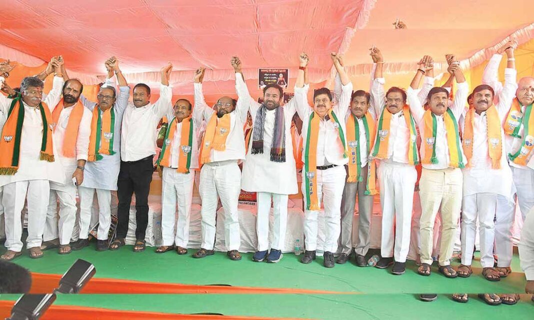 కిషన్ రెడ్డి బిసి రిజర్వేషన్లపై కాంగ్ వద్ద కొట్టాడు
