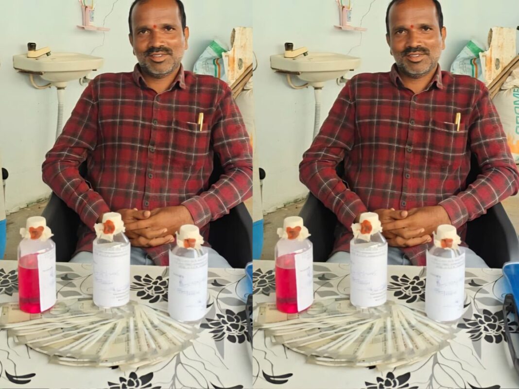 The Secretary of the Panchayat who was bribed for Rs 20,000
