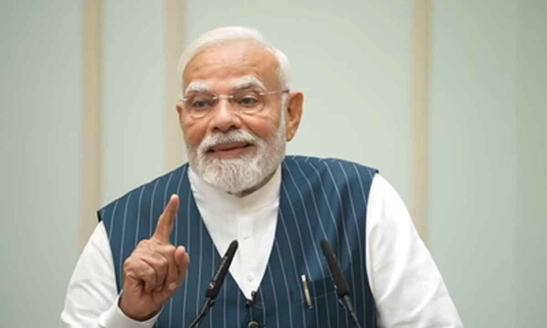 అరుదైన సంజ్ఞలో, మోడీ బిజెపి వర్క్‌షాప్‌లో చివరి వరుసలో కూర్చున్నాడు
