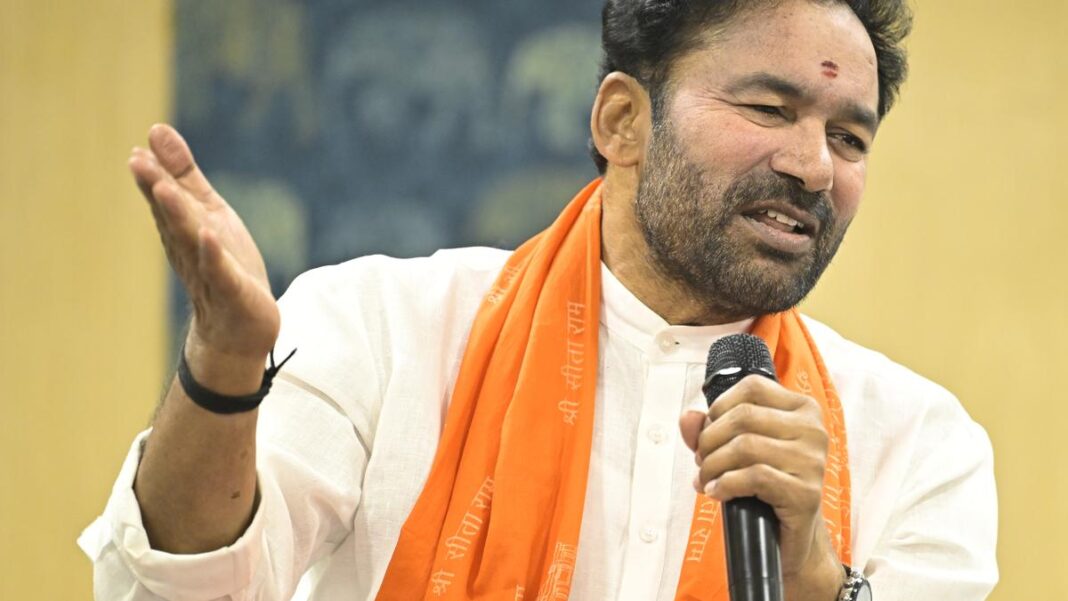 నెహ్రూ రాజవంశం గాంధీ ఇంటిపేరును దొంగిలించారు: కేంద్ర మంత్రి జి. కిషన్ రెడ్డి
– PARAHUSHAR NEWS