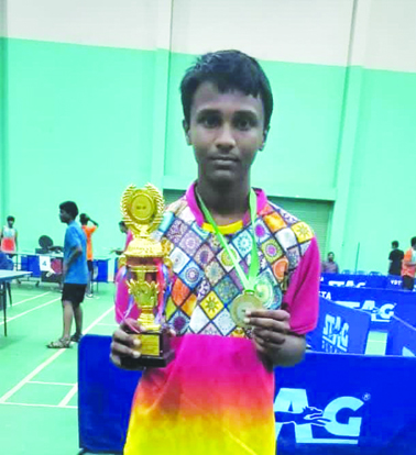 Bronze Medal in Table Tennis - Prajasakti

