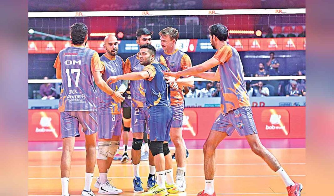 ప్రైమ్ వాలీబాల్ లీగ్లో బెంగళూరును ఓడించి ముంబై అగ్రస్థానంలో నిలిచింది
– PARAHUSHAR NEWS