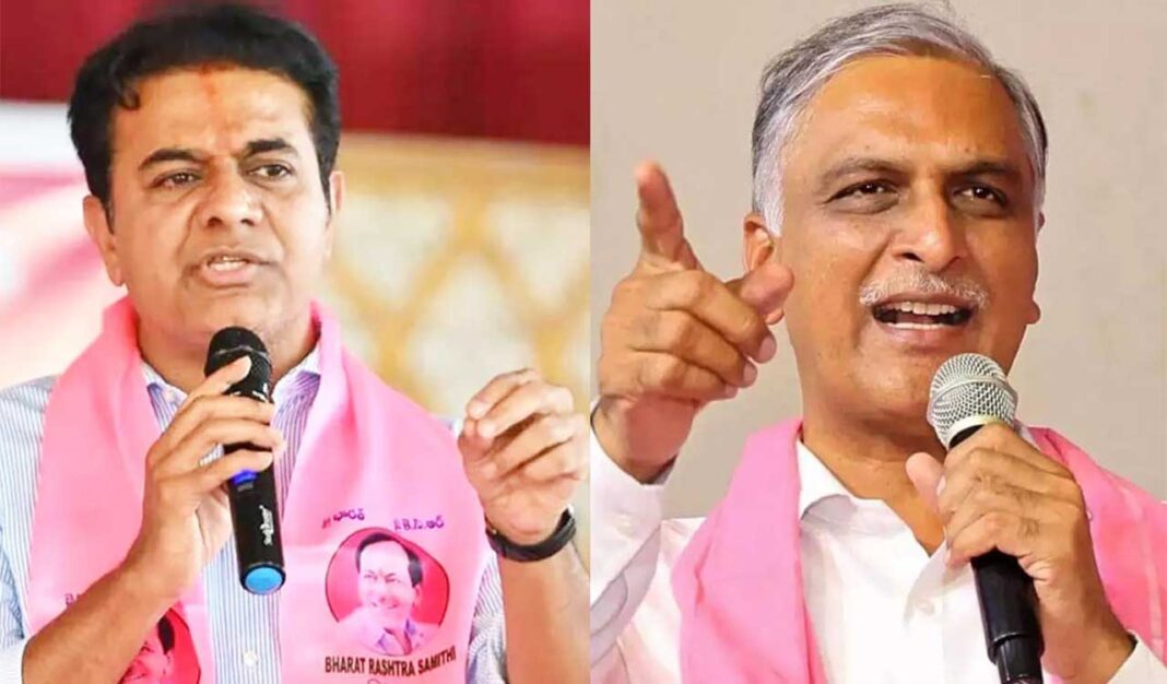 కెటిఆర్, హరీష్, బిఆర్ఎస్ శాసనసభ్యులు 