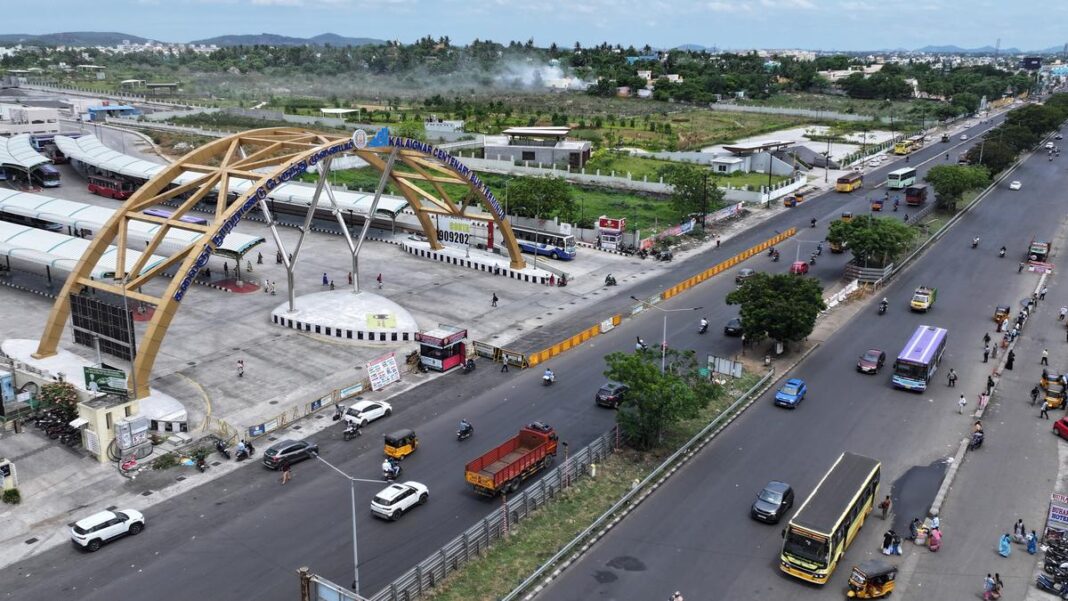 TN యొక్క మొదటి BRTS ఇంటిగ్రేటెడ్ ఎలివేటెడ్ కారిడార్ GST రోడ్డులో కిలంబాక్కం నుండి మహీంద్రా వరల్డ్ సిటీ వరకు ప్రతిపాదించబడింది
– PARAHUSHAR NEWS