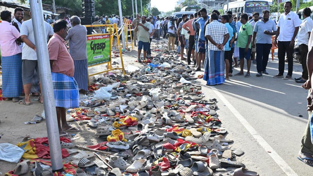 కరూర్ స్టాంపేడ్: టీవీకె విజయ్ ర్యాలీలను వాయిదా వేస్తున్నట్లు ప్రకటించింది
