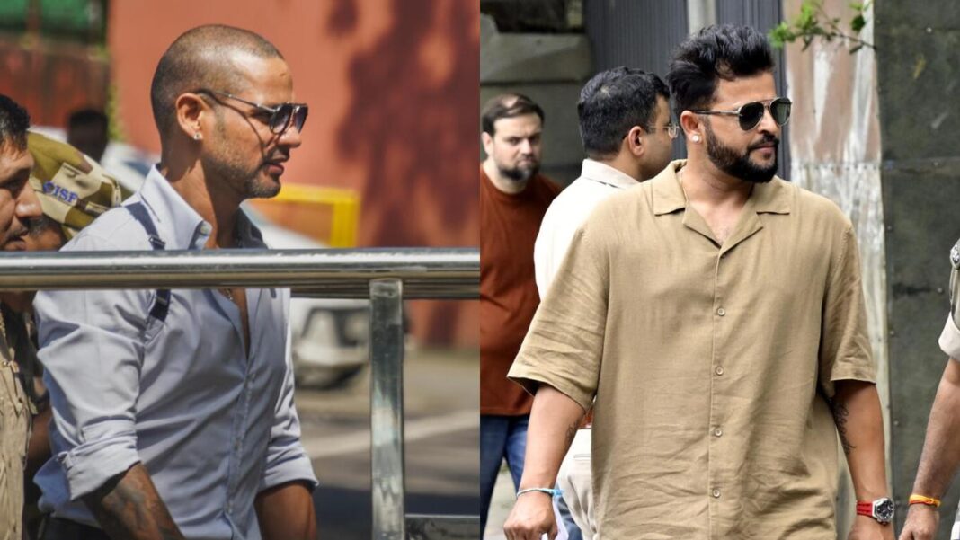 1xBet కేసులో సురేశ్ రైనా, శిఖర్ ధావన్‌లకు సంబంధించిన ₹11.14 కోట్ల విలువైన ఆస్తులను ఈడీ అటాచ్ చేసింది.
