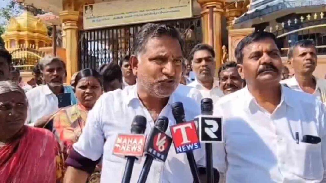 Farmers Warning Umamaheswara Reservoir is only for commissions.. Khabardar if lands are encroached on.. Warning to farmers-Namasthe Telangana
– PARAHUSHAR NEWS
