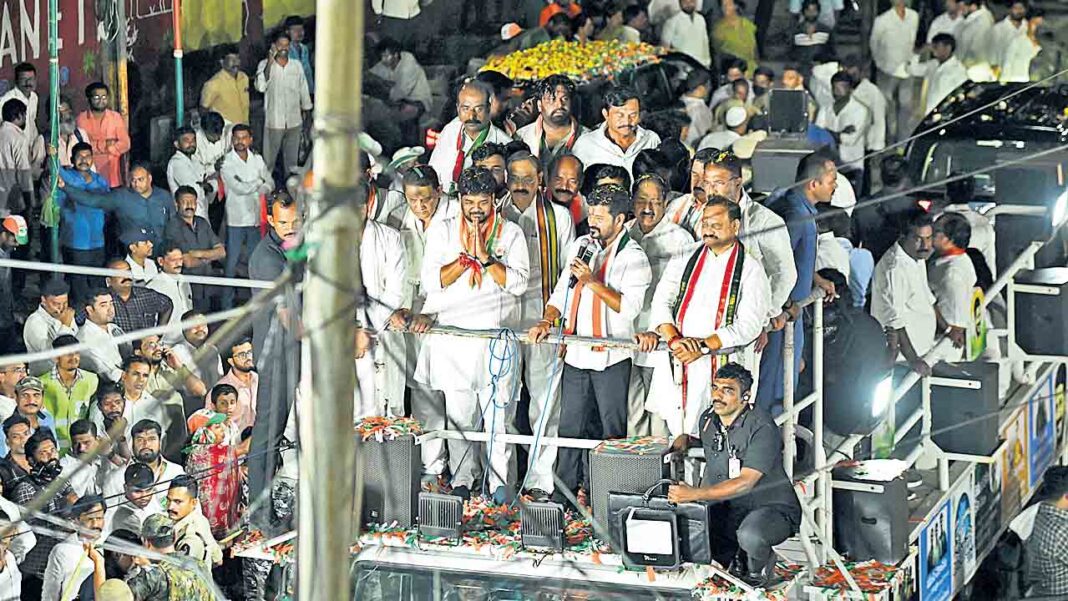 If you vote for car.. Schemes will stop-Namasthe Telangana
– PARAHUSHAR NEWS