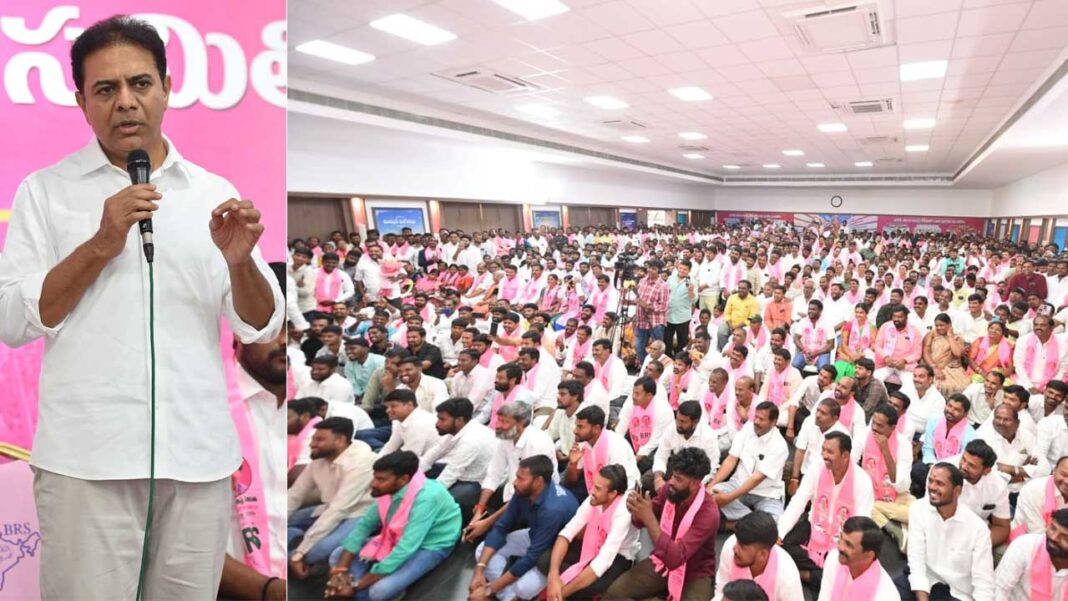 Don’t be afraid of threats from Congress MLAs.. KTR assures new Sarpanchs-Namasthe Telangana
– PARAHUSHAR NEWS
