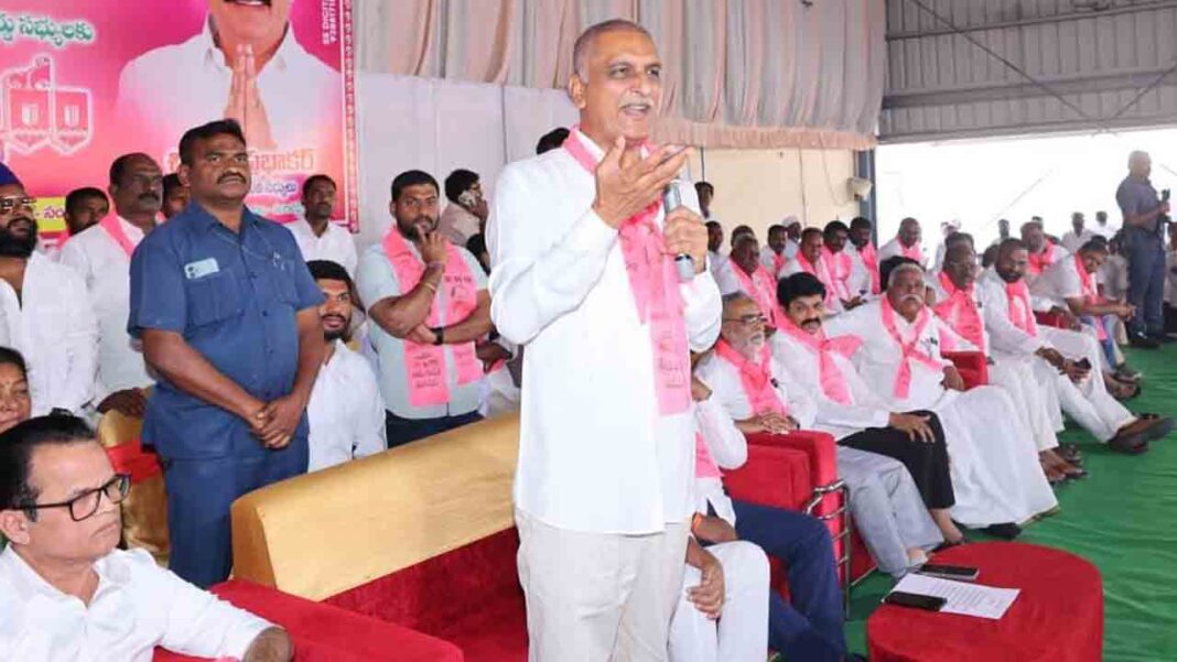 Former Minister Harish Rao | Nobel Prize for Lying should be given to Revanth Reddy: Former minister Harish Rao-Namasthe Telangana
– PARAHUSHAR NEWS