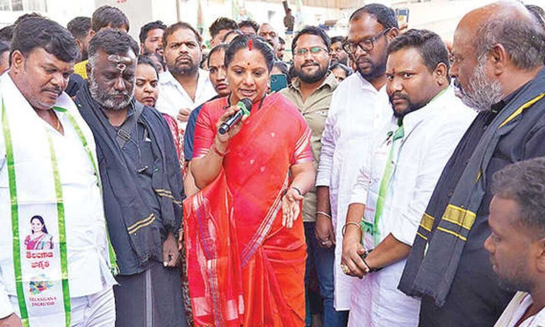 కవిత సీఎం పదవిపై దృష్టి సారించింది, దశాబ్దపు 'అకృత్యాలను' బయటపెడతానని ప్రతిజ్ఞ
