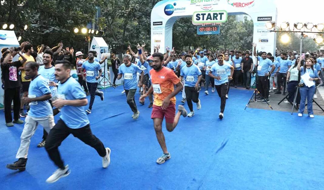 మాదాపూర్లోని మైండ్స్పేస్ ఎకోరన్ 2.0లో 4,200 మంది రన్నర్లు చేరారు
– PARAHUSHAR NEWS