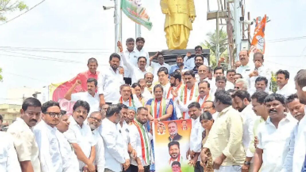 కుల గణన కోసం పట్టణ కాంగ్రెస్ అధ్యక్షుడు రేవంత్‌ను అభినందించారు

