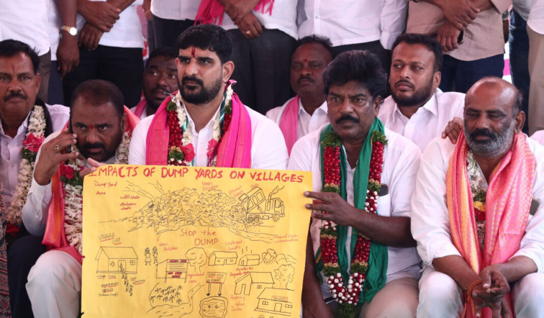 డంపింగ్ యార్డు ప్రమాదాలపై గ్రామస్తులకు అవగాహన కల్పించిన బీఆర్ఎస్ ఎమ్మెల్యే కౌశిక్ రెడ్డి
– PARAHUSHAR NEWS