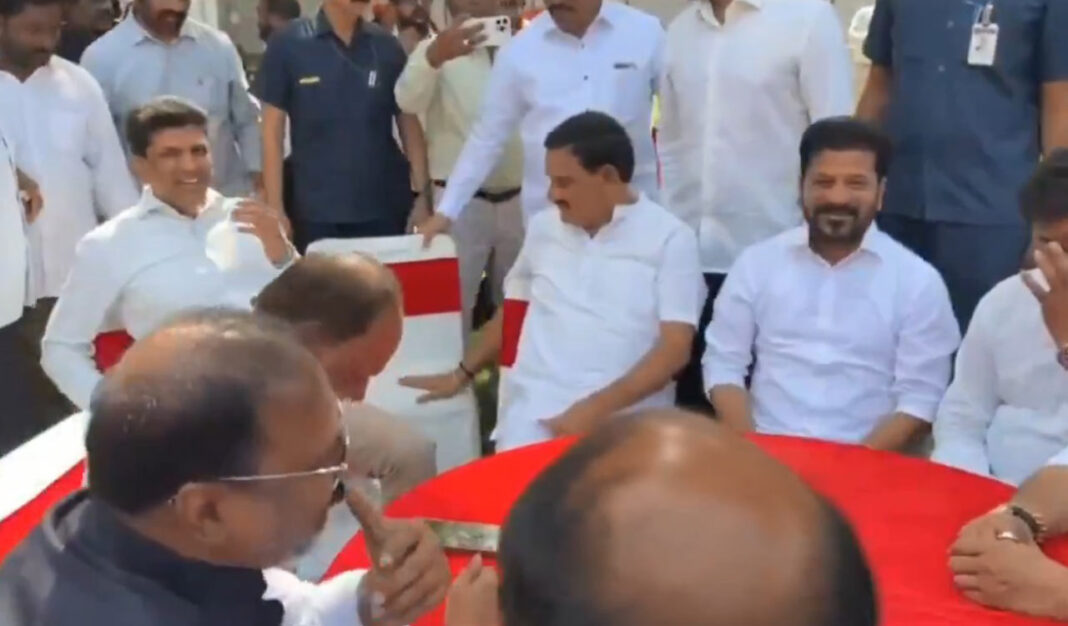 ఎన్డీయే నేతలతో రేవంత్ రెడ్డి ఢిల్లీ అల్పాహార భేటీపై రాజకీయ దుమారం చెలరేగింది
– PARAHUSHAR NEWS