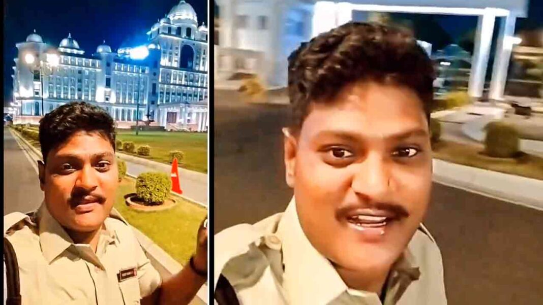 Viral Video | Want to meet CM Revanth.. message me.. fake police reels viral in Secretariat!-Namasthe Telangana
– PARAHUSHAR NEWS
