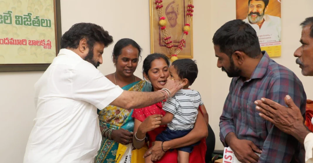 చిన్నారి ప్రాణం కాపాడండి.. నందమూరి బాలకృష్ణ ఎమోషనల్ రిక్వెస్ట్!
– PARAHUSHAR NEWS