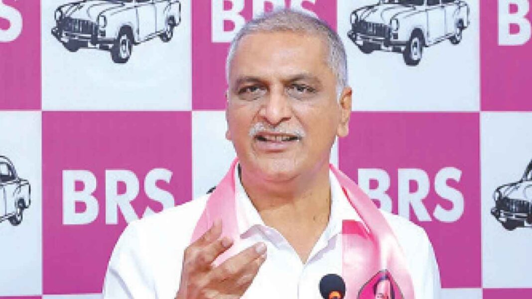కాళేశ్వరం వద్ద తరచూ పంపు ఆపరేషన్లు నిలిపివేయాలని హరీశ్ రావు కోరారు
