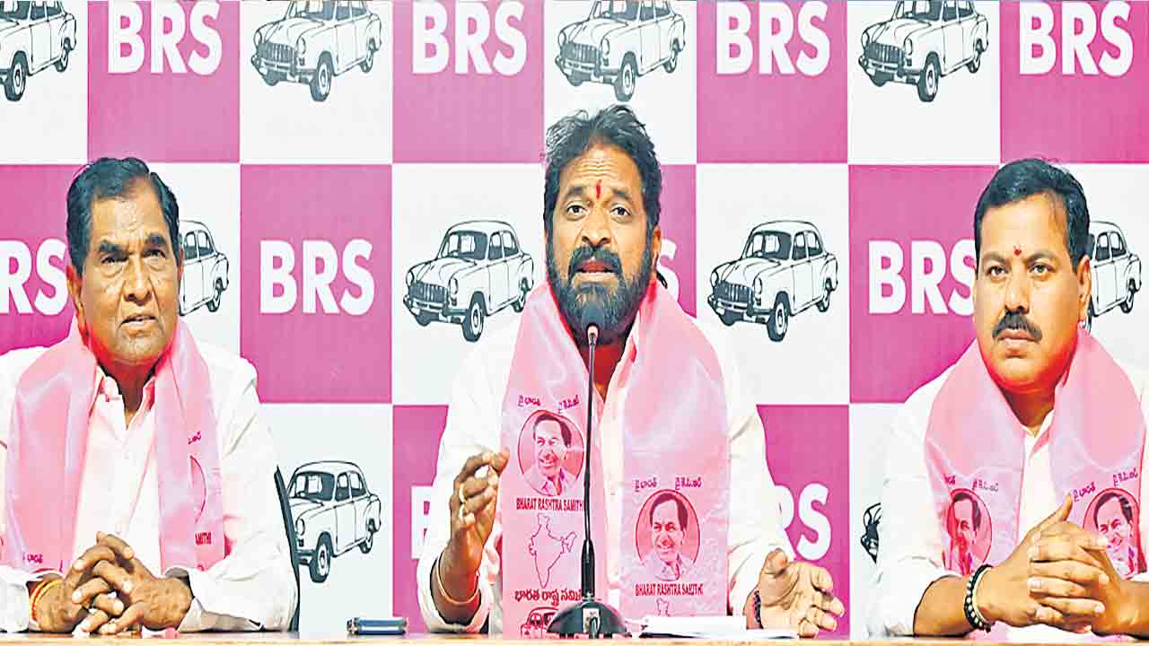 BRS Padayatra for Palamuru.. from Narlapur to Udandapur in June..