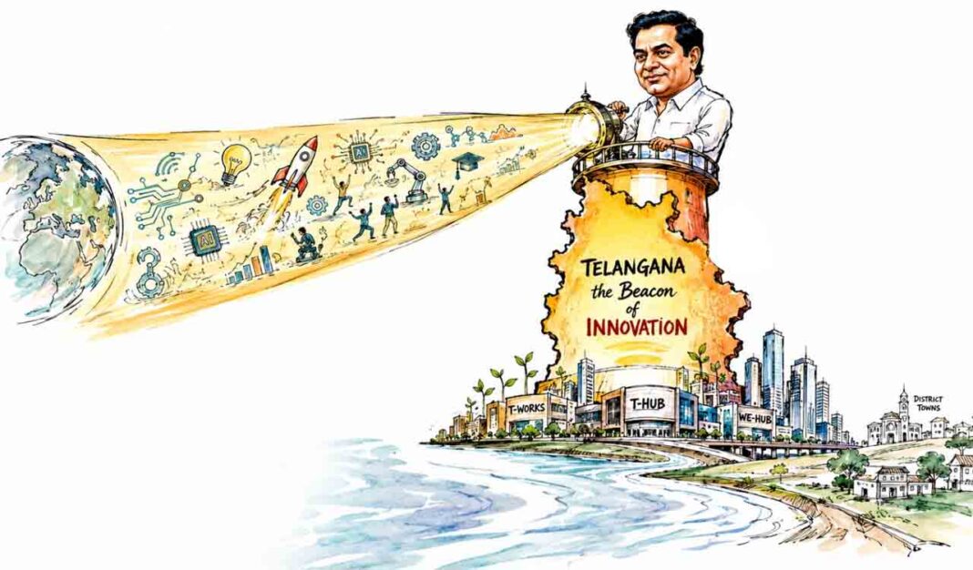 తెలంగాణ ఇన్నోవేషన్, స్టార్టప్ గ్రోత్కు కేటీఆర్ ఎలా శక్తినిచ్చారు
– PARAHUSHAR NEWS