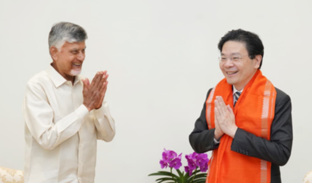 నాయుడు సింగపూర్ ప్రధానమంత్రిని కలిశారు, AI, aemiconductors మరియు అమరావతి అభివృద్ధిలో భాగస్వామ్యాన్ని కోరుతున్నారు
– PARAHUSHAR NEWS