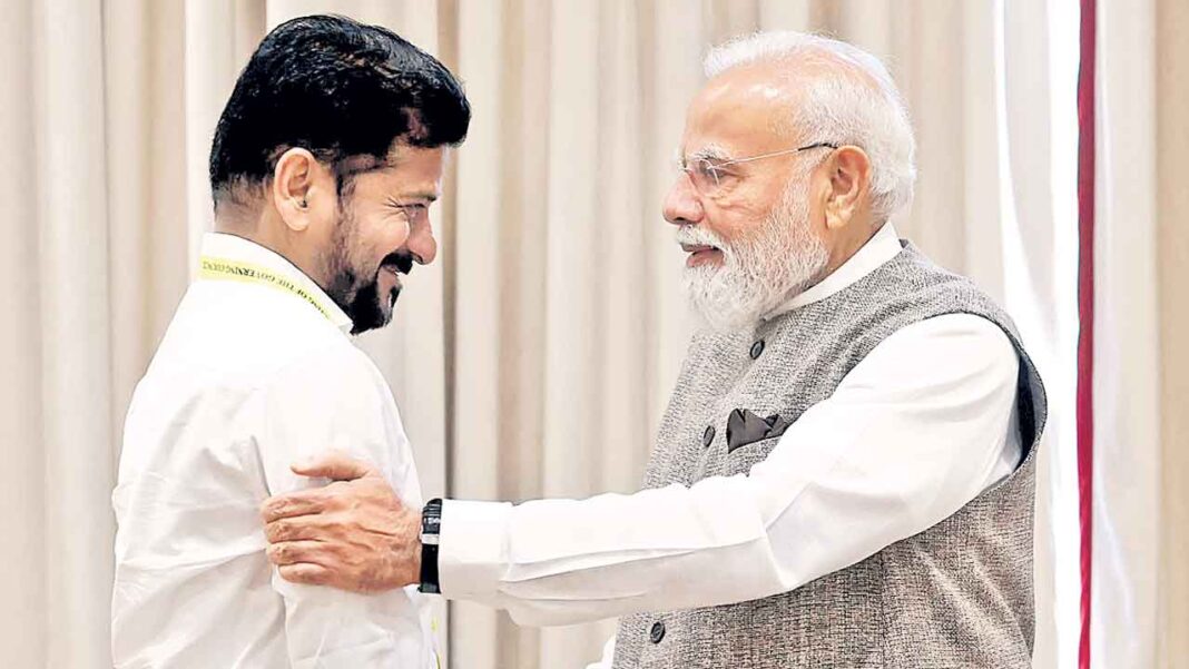 CM Revanth Reddy appeals to Prime Minister Modi to cooperate with Telangana projects
– PARAHUSHAR NEWS