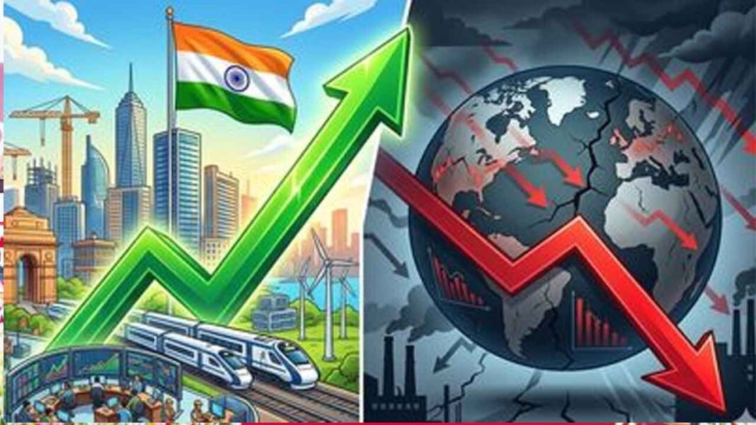 భారతదేశం 6.6% వృద్ధితో ప్రపంచ వృద్ధి అంచుని నిలుపుకుంది
