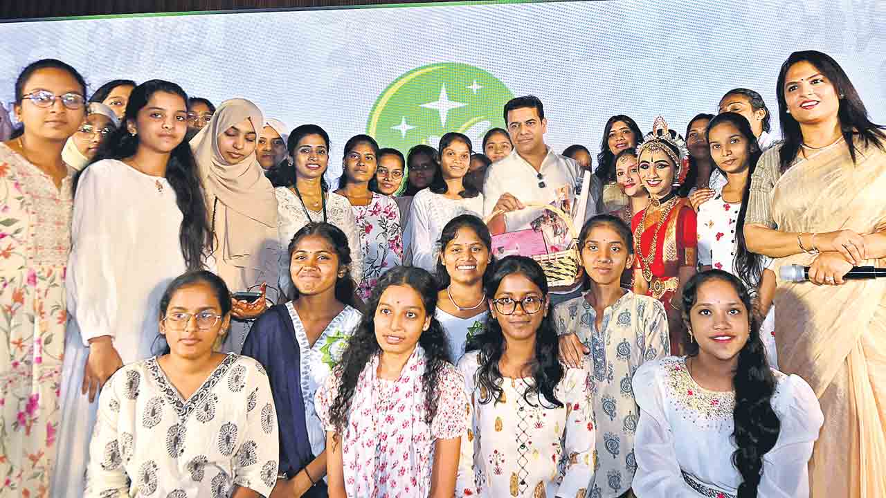 KTR stands up for girls