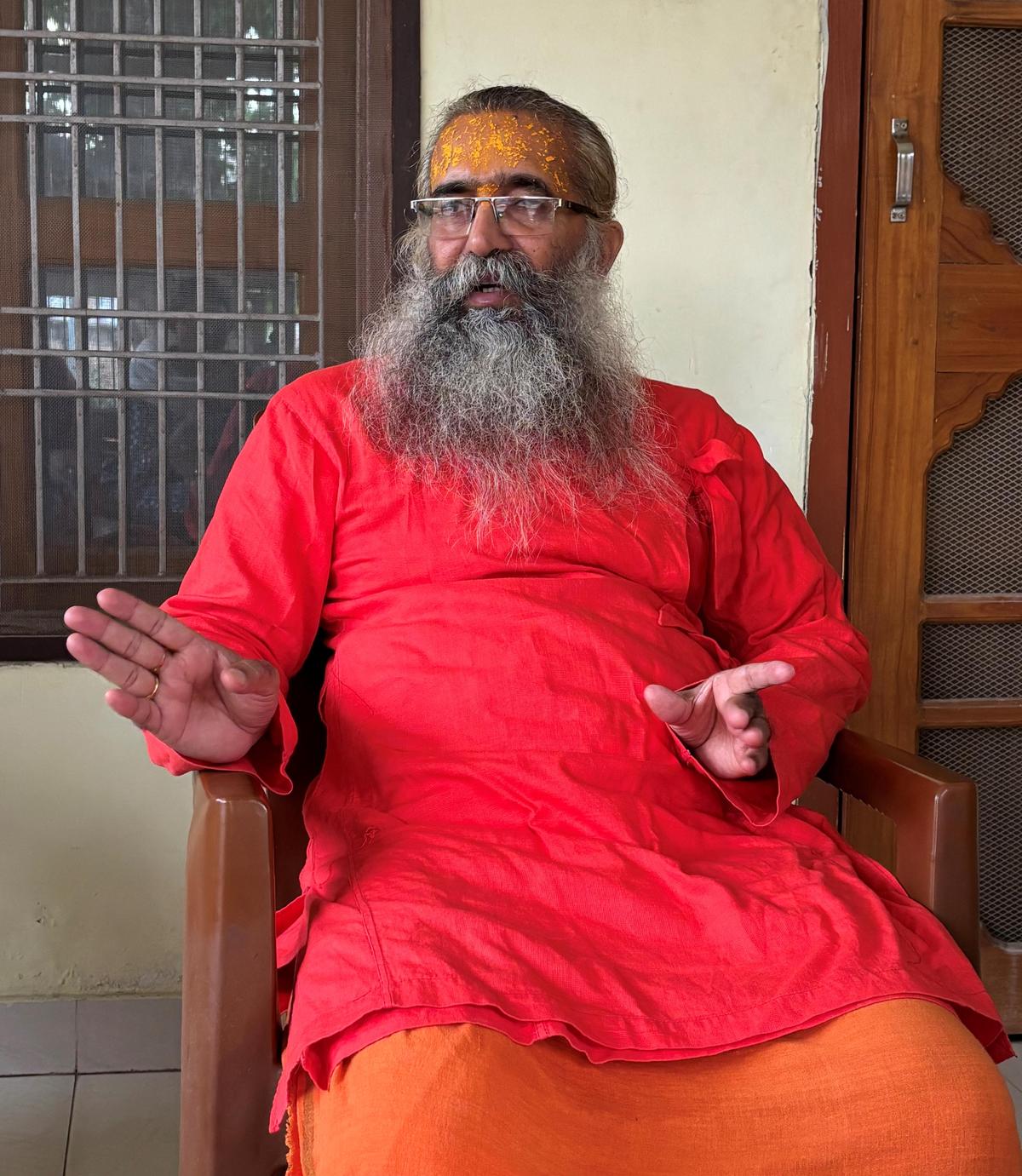 Mahant Dinendra Das, member of Shri Ram Janmbhoomi Teerth Kshetra.