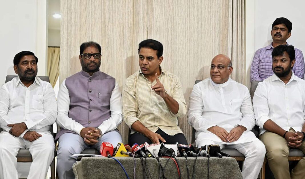 తెలంగాణ రైలు, టైర్-2 ఐటీ ప్రాజెక్టుల కోసం కేంద్రం ఒత్తిడిని బీఆర్ఎస్ కోరుతోంది
– PARAHUSHAR NEWS