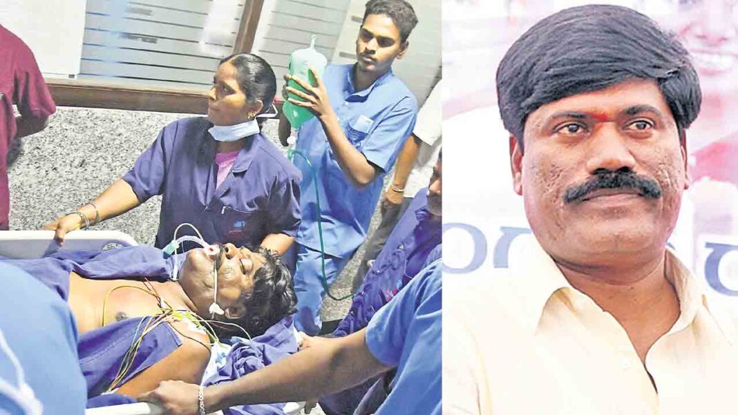 Peddi Sudarshan Reddy Peddi Sudarshan Reddy is in a state of unconsciousness due to a severe heart attack. Treatment is ongoing under the supervision of Yashoda Hospital experts-Namasthe Telangana
– PARAHUSHAR NEWS