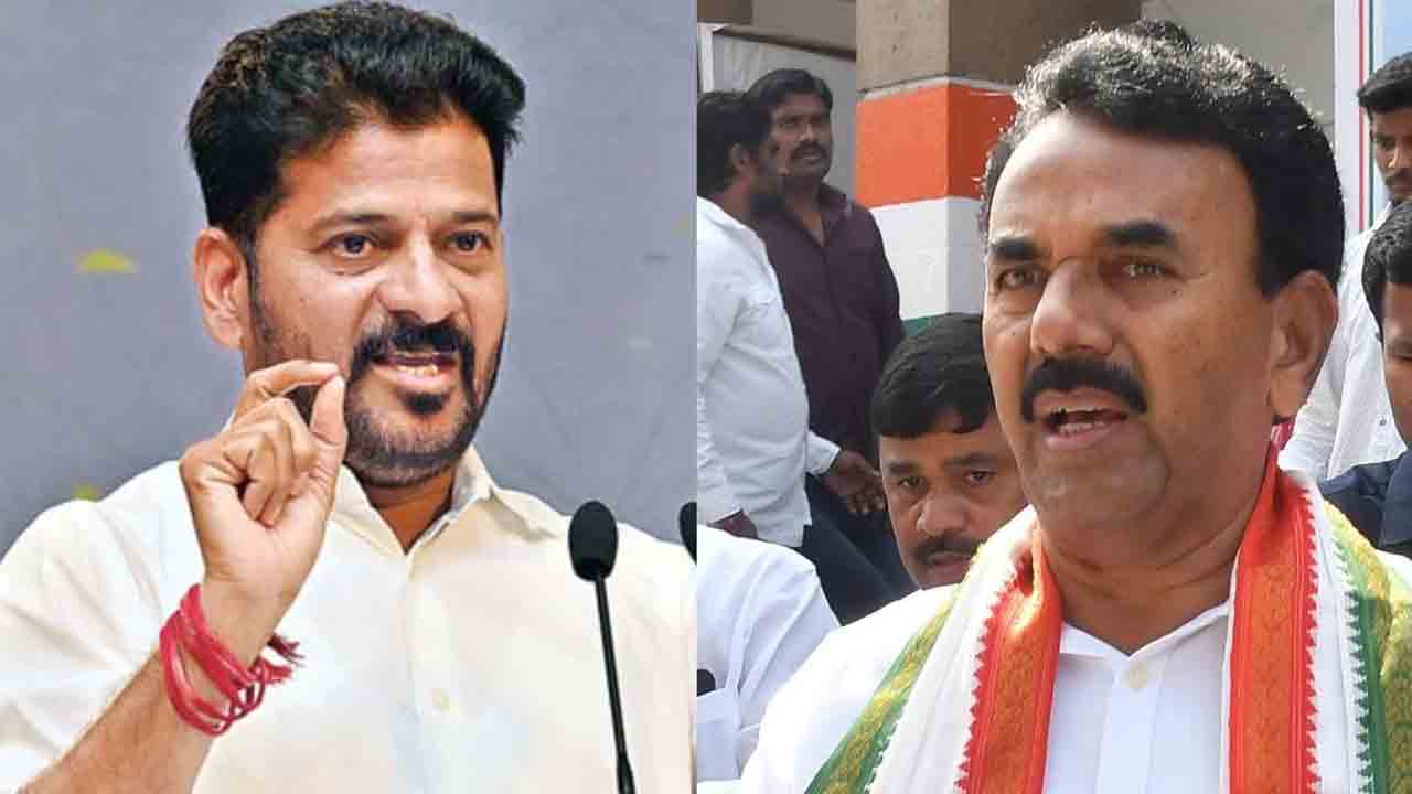 Congress Jupalli VS CM Revanth .. Articles in the media saying curry leaves in minister's curry