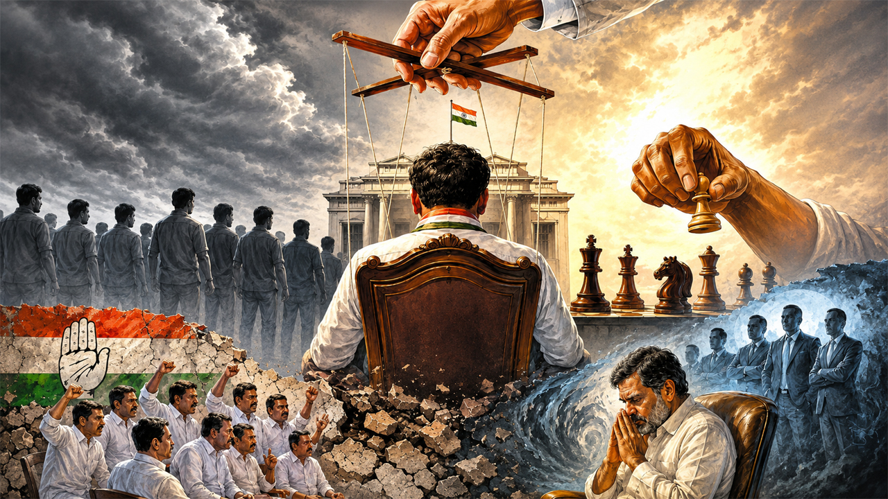 Congress High 'Command'.. Control War.. Battle for supremacy between the leadership and the chief.