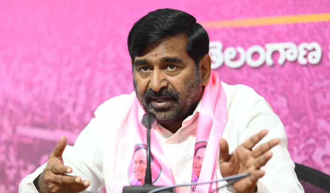 కన్నెపల్లి పంపులను ఆపరేట్ చేయాలని, లేదంటే కేసీఆర్‌కు హ్యాండ్‌ప్రాజెక్ట్ చేయాలని బీఆర్‌ఎస్ కాంగ్రెస్‌కు సవాల్ విసిరింది
