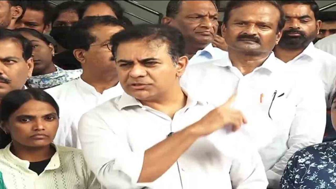 KTR challenged Minister Jupally 