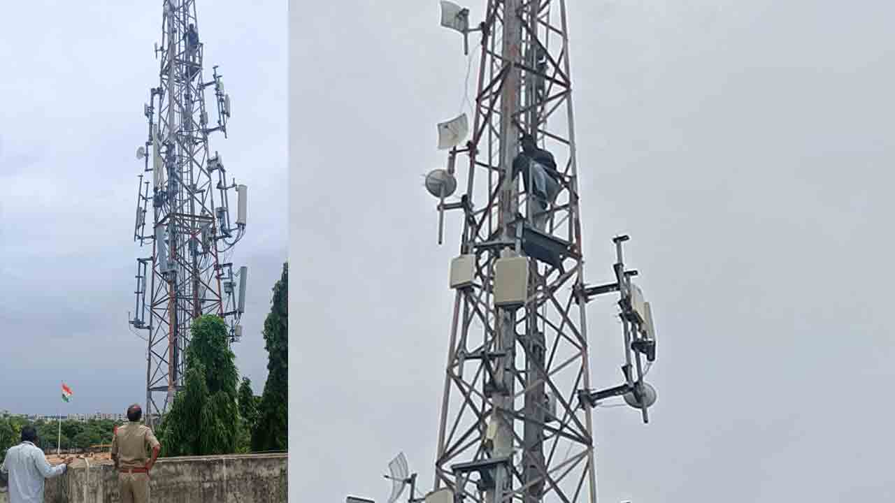 Indiramma is the person who climbed the cell tower to get a house