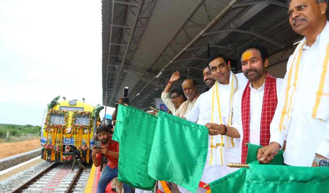 కొమురవెల్లికి రైలు కనెక్టివిటీ వల్ల ఆధ్యాత్మిక పర్యాటకం పెరుగుతుంది: కిషన్ రెడ్డి
