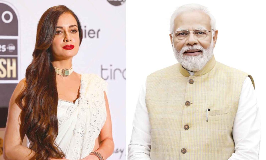దియా మీర్జా ప్రధాని మోదీని ప్రశ్నించారు
