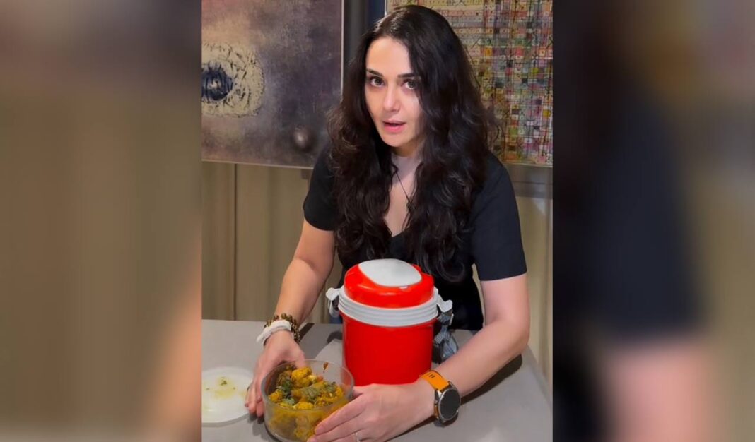 Preity Zinta relishes her favourite Kadhi Chawal in Paris while down with fever- PARAHUSHAR NEWS