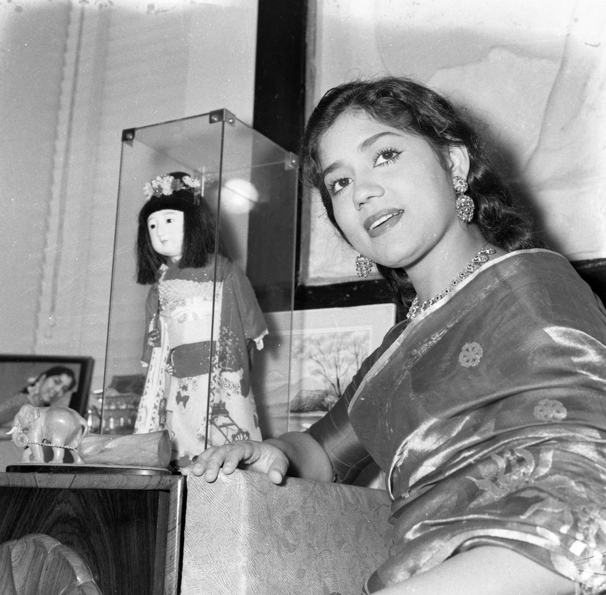 Sowcar Janaki photographed on 10/11/1960
