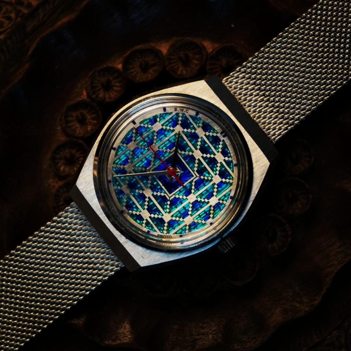Sebastian Watch Company’s dials are inspired by meenakari work paired with HMT cases Sebastian Watch Company’s dials are inspired by meenakari work paired with HMT cases